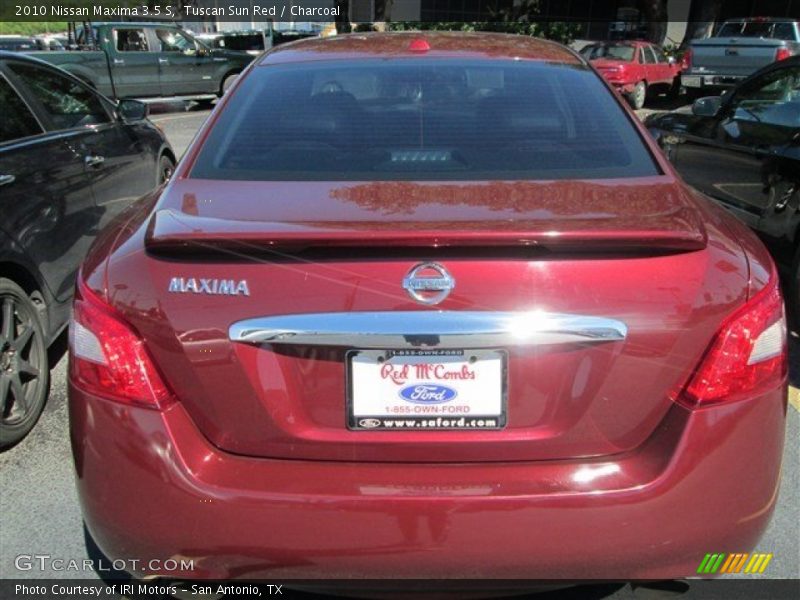 Tuscan Sun Red / Charcoal 2010 Nissan Maxima 3.5 S