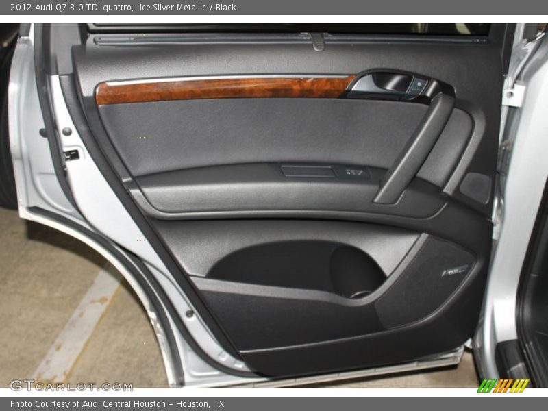 Ice Silver Metallic / Black 2012 Audi Q7 3.0 TDI quattro