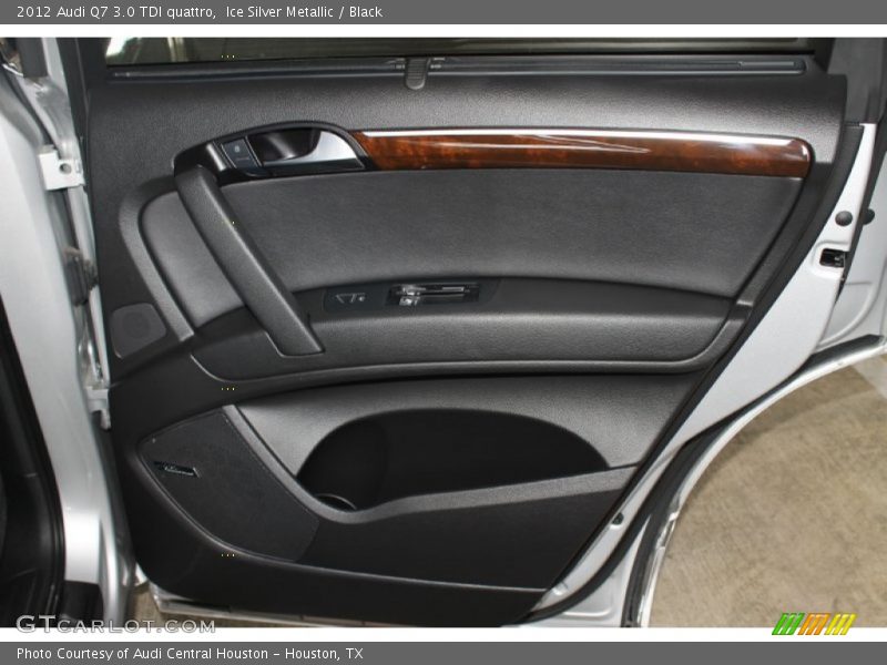Ice Silver Metallic / Black 2012 Audi Q7 3.0 TDI quattro
