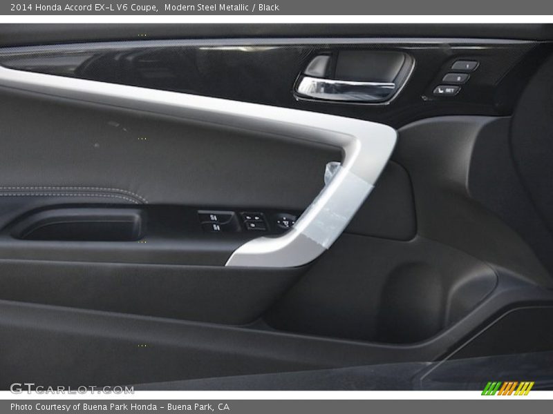 Modern Steel Metallic / Black 2014 Honda Accord EX-L V6 Coupe