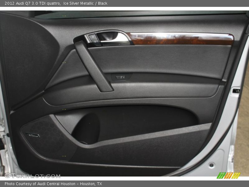 Ice Silver Metallic / Black 2012 Audi Q7 3.0 TDI quattro