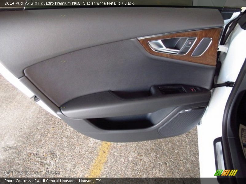 Glacier White Metallic / Black 2014 Audi A7 3.0T quattro Premium Plus