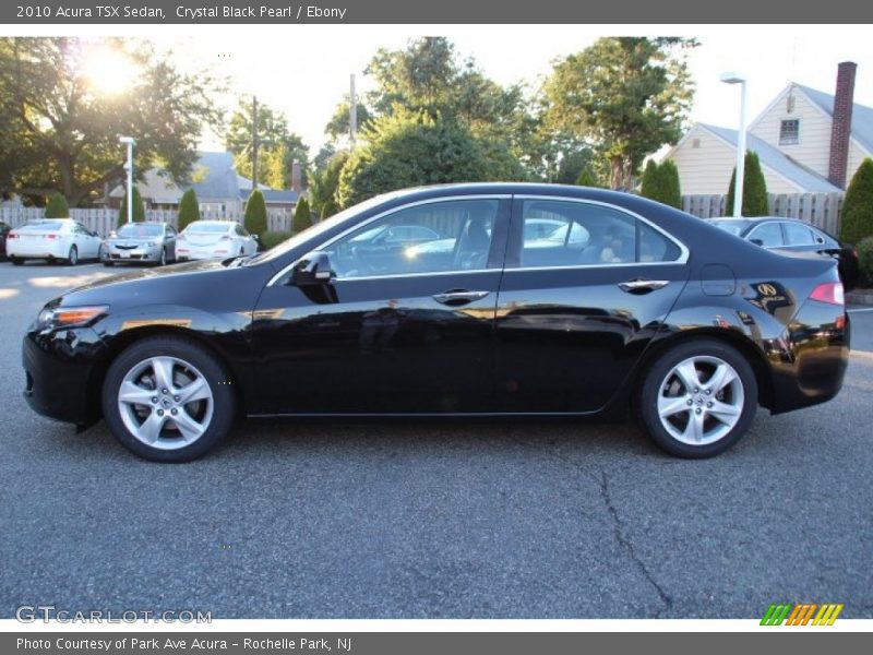 Crystal Black Pearl / Ebony 2010 Acura TSX Sedan