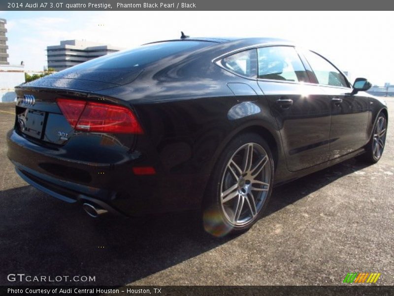 Phantom Black Pearl / Black 2014 Audi A7 3.0T quattro Prestige