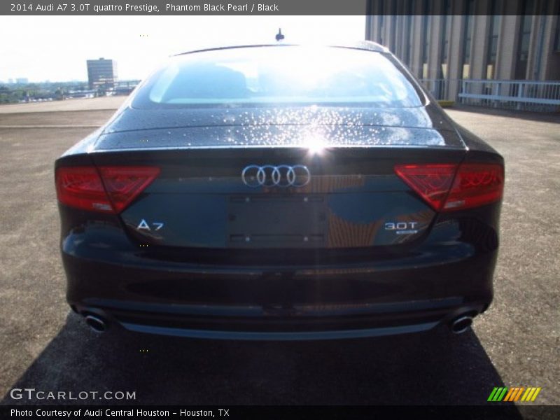 Phantom Black Pearl / Black 2014 Audi A7 3.0T quattro Prestige