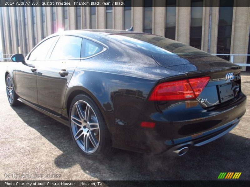 Phantom Black Pearl / Black 2014 Audi A7 3.0T quattro Prestige