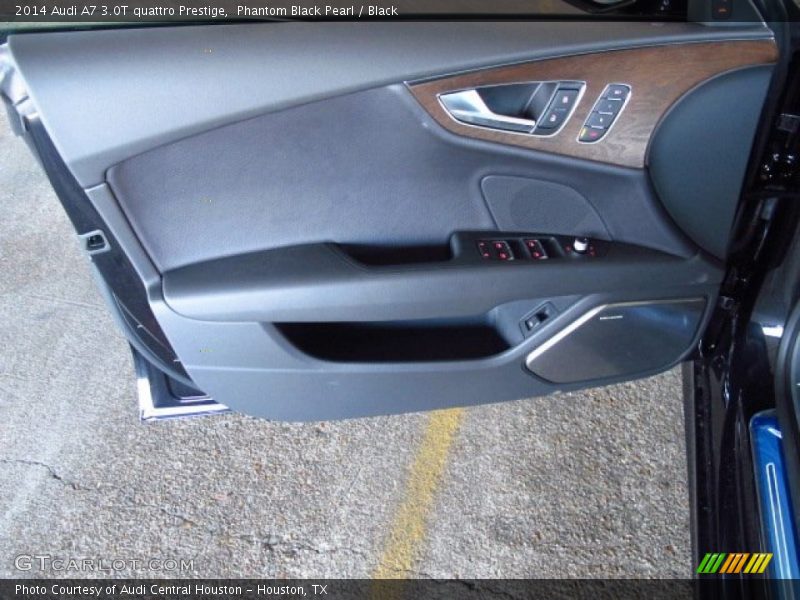 Phantom Black Pearl / Black 2014 Audi A7 3.0T quattro Prestige