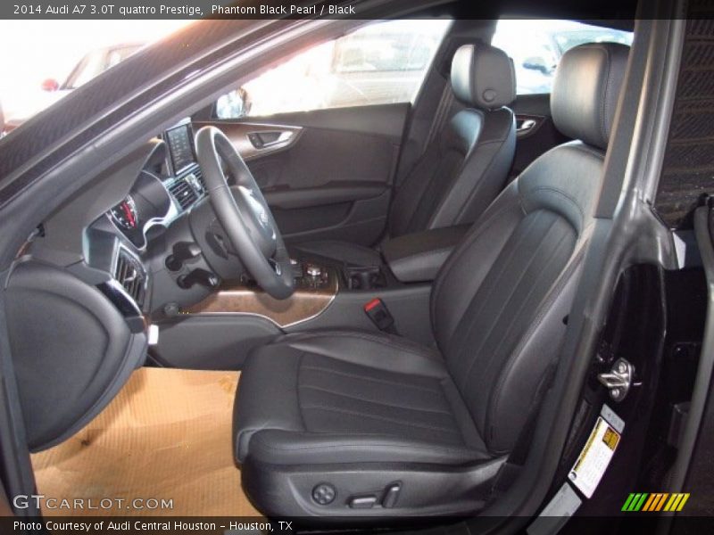 Phantom Black Pearl / Black 2014 Audi A7 3.0T quattro Prestige