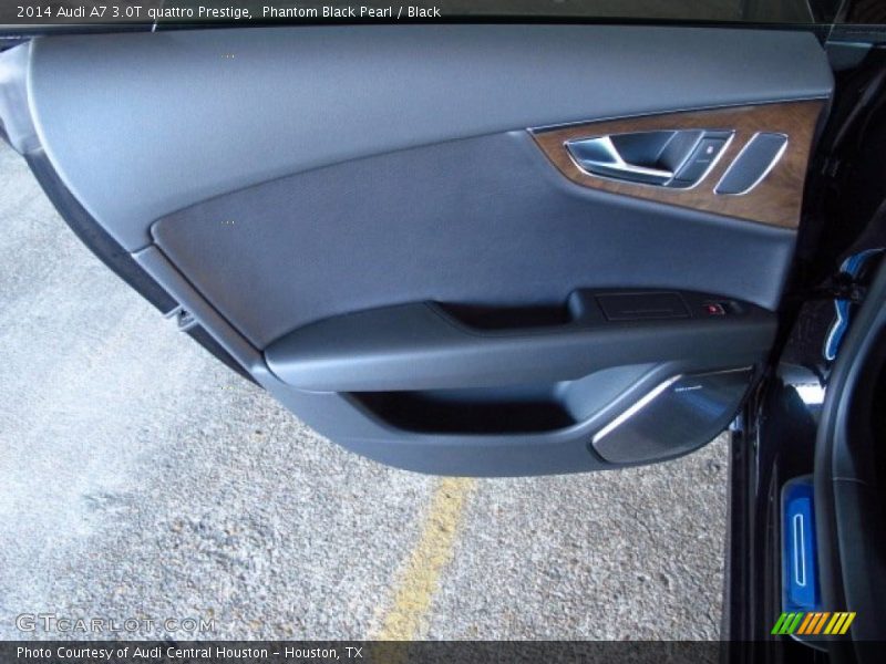 Phantom Black Pearl / Black 2014 Audi A7 3.0T quattro Prestige