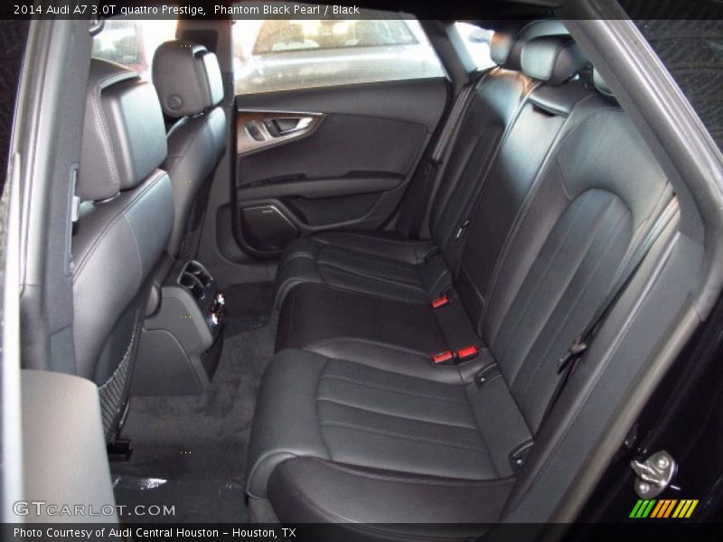 Phantom Black Pearl / Black 2014 Audi A7 3.0T quattro Prestige