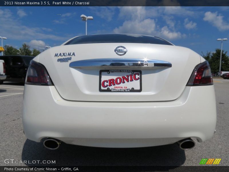 Pearl White / Charcoal 2013 Nissan Maxima 3.5 S