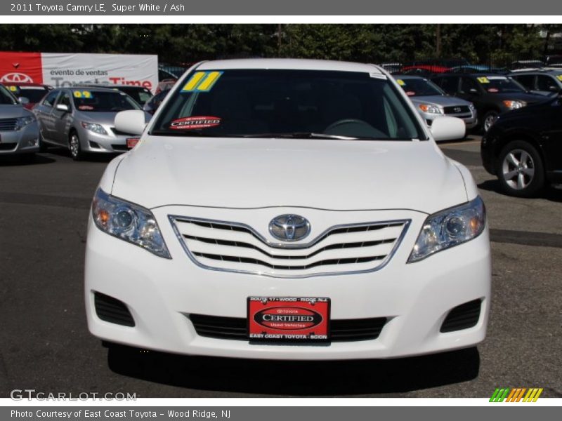 Super White / Ash 2011 Toyota Camry LE