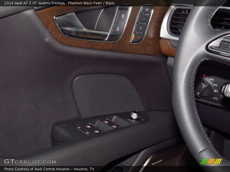 Phantom Black Pearl / Black 2014 Audi A7 3.0T quattro Prestige