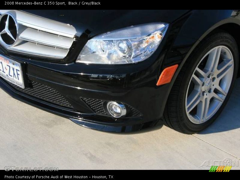 Black / Grey/Black 2008 Mercedes-Benz C 350 Sport