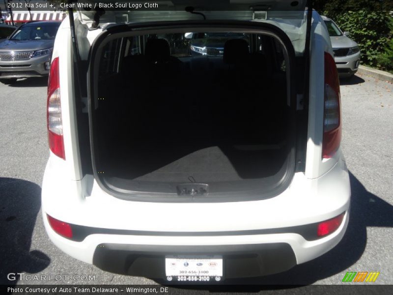 Clear White / Black Soul Logo Cloth 2012 Kia Soul +