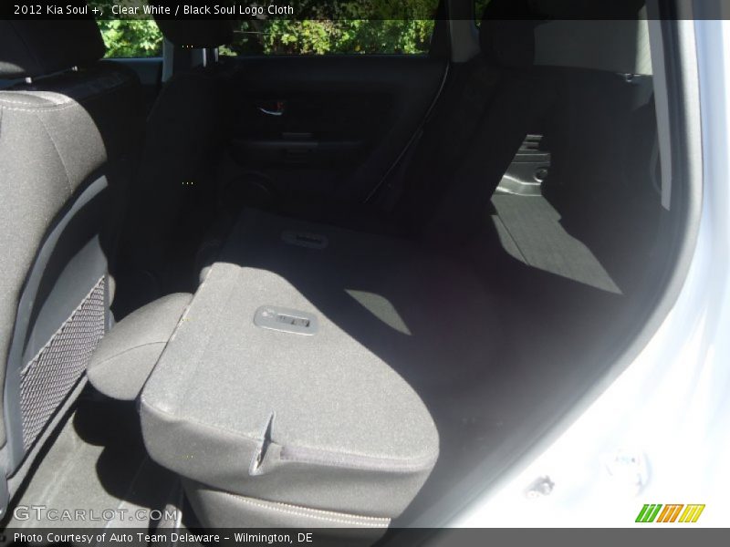 Clear White / Black Soul Logo Cloth 2012 Kia Soul +