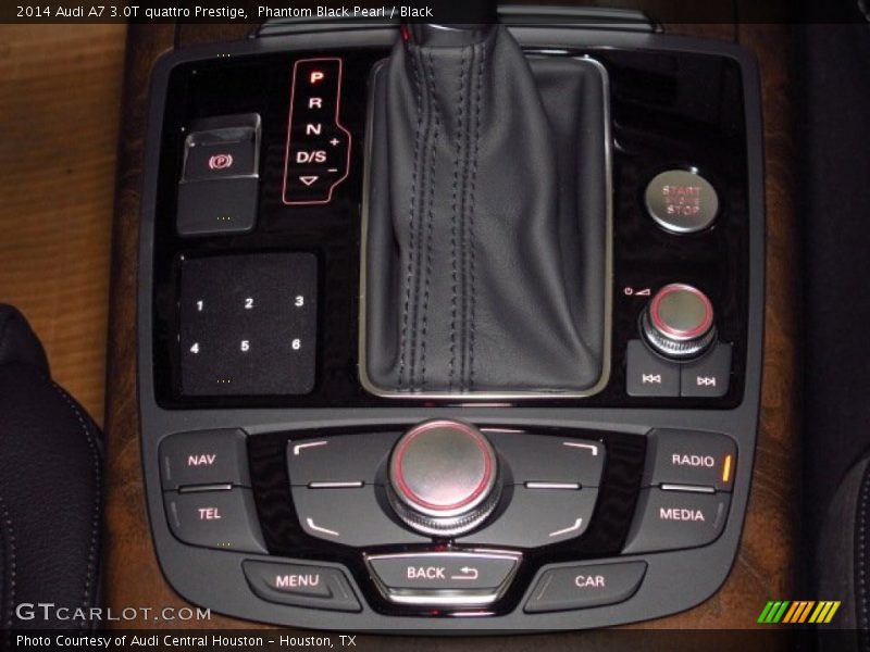 Phantom Black Pearl / Black 2014 Audi A7 3.0T quattro Prestige