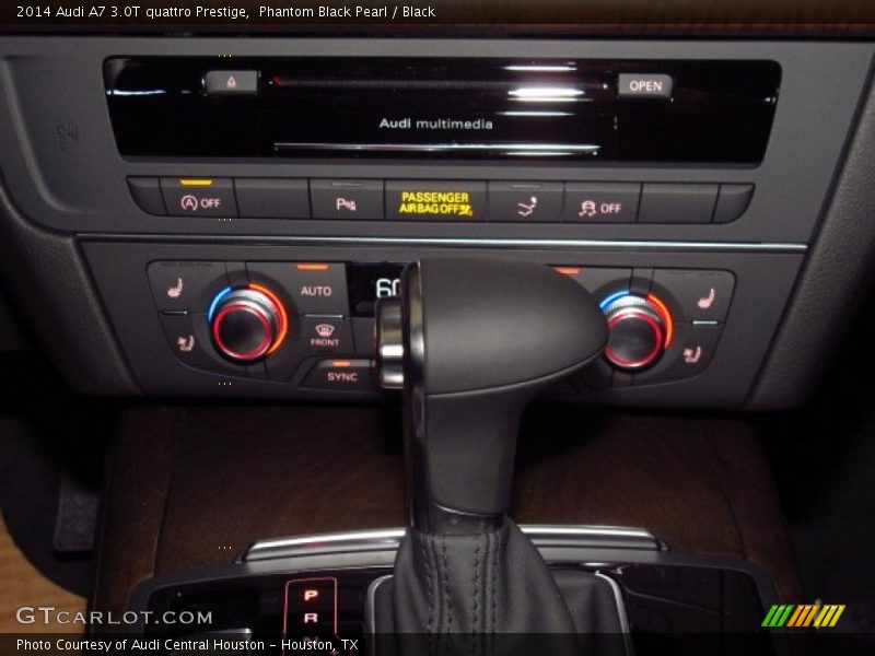 Phantom Black Pearl / Black 2014 Audi A7 3.0T quattro Prestige