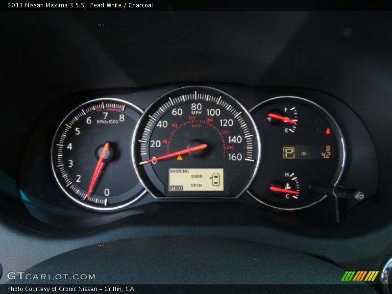 Pearl White / Charcoal 2013 Nissan Maxima 3.5 S