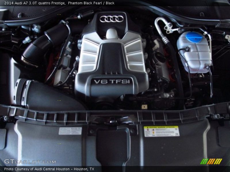 Phantom Black Pearl / Black 2014 Audi A7 3.0T quattro Prestige