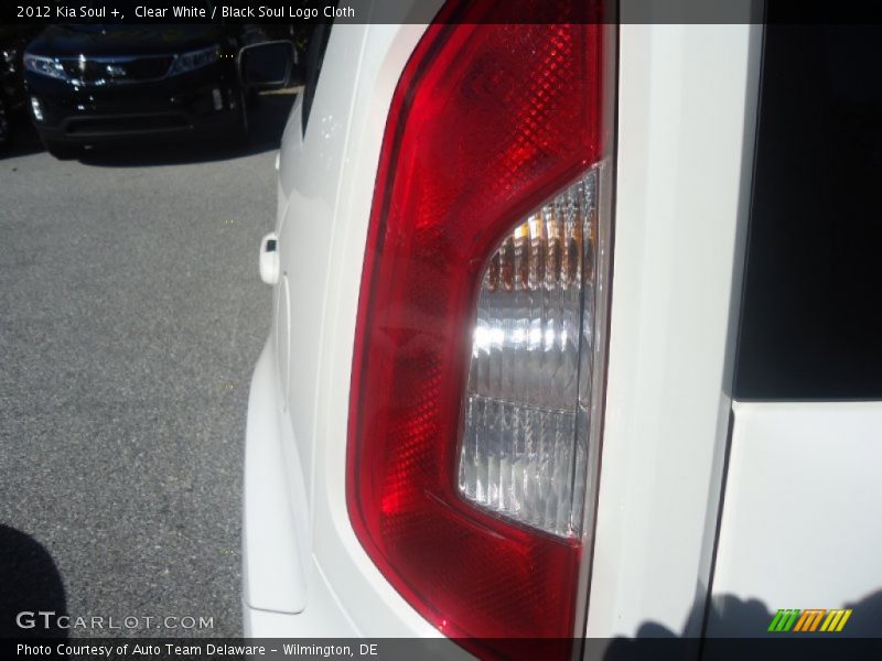 Clear White / Black Soul Logo Cloth 2012 Kia Soul +