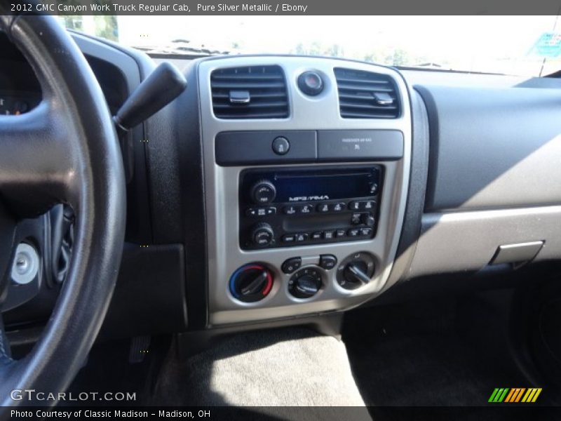 Pure Silver Metallic / Ebony 2012 GMC Canyon Work Truck Regular Cab