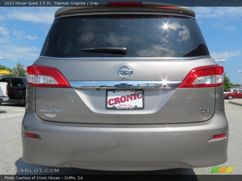 Platinum Graphite / Gray 2013 Nissan Quest 3.5 SV