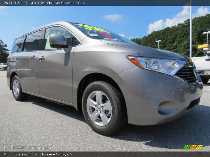 Platinum Graphite / Gray 2013 Nissan Quest 3.5 SV