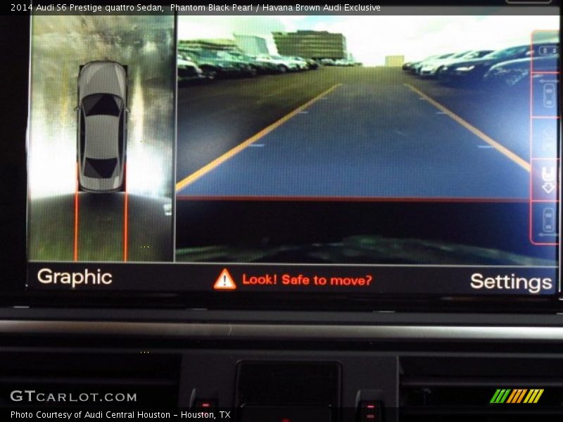 Phantom Black Pearl / Havana Brown Audi Exclusive 2014 Audi S6 Prestige quattro Sedan