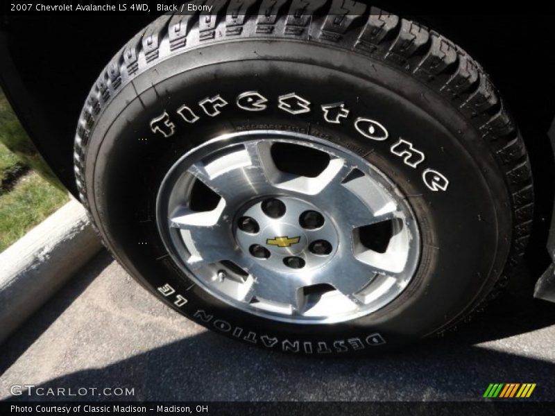Black / Ebony 2007 Chevrolet Avalanche LS 4WD