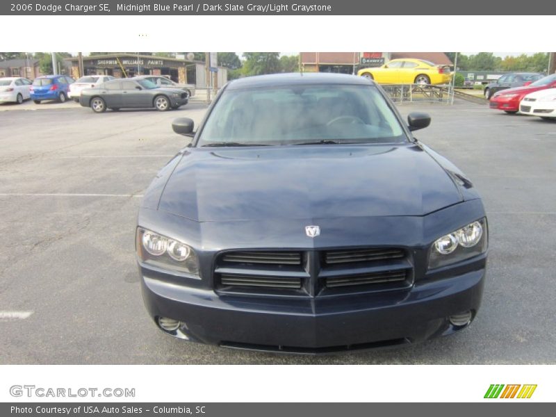 Midnight Blue Pearl / Dark Slate Gray/Light Graystone 2006 Dodge Charger SE