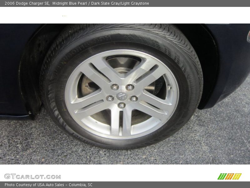 Midnight Blue Pearl / Dark Slate Gray/Light Graystone 2006 Dodge Charger SE