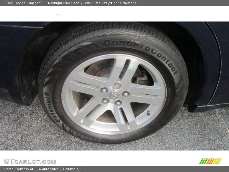 Midnight Blue Pearl / Dark Slate Gray/Light Graystone 2006 Dodge Charger SE