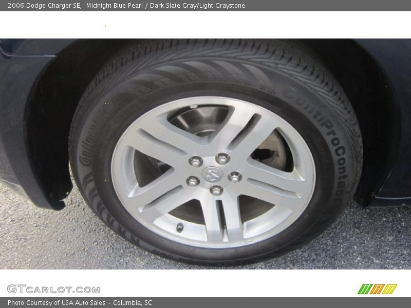 Midnight Blue Pearl / Dark Slate Gray/Light Graystone 2006 Dodge Charger SE