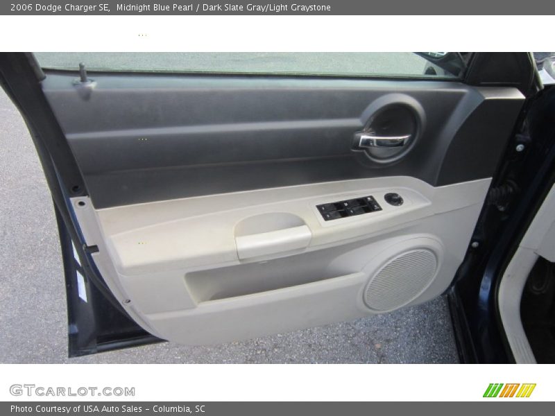 Midnight Blue Pearl / Dark Slate Gray/Light Graystone 2006 Dodge Charger SE