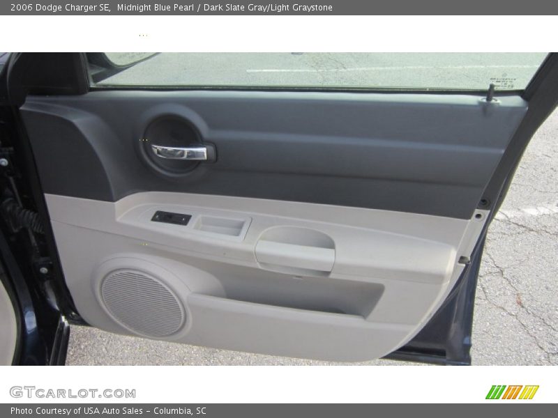 Midnight Blue Pearl / Dark Slate Gray/Light Graystone 2006 Dodge Charger SE