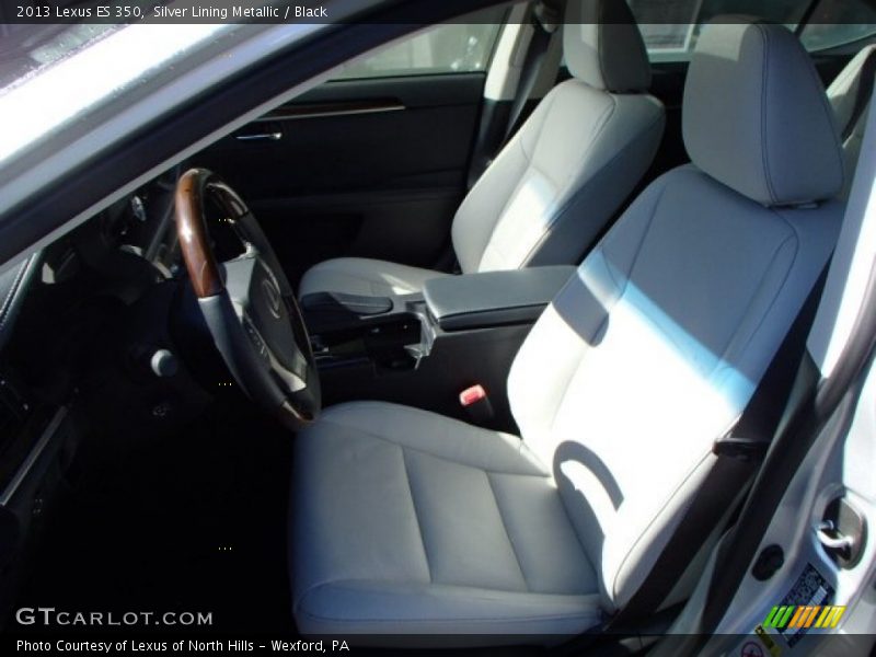 Silver Lining Metallic / Black 2013 Lexus ES 350