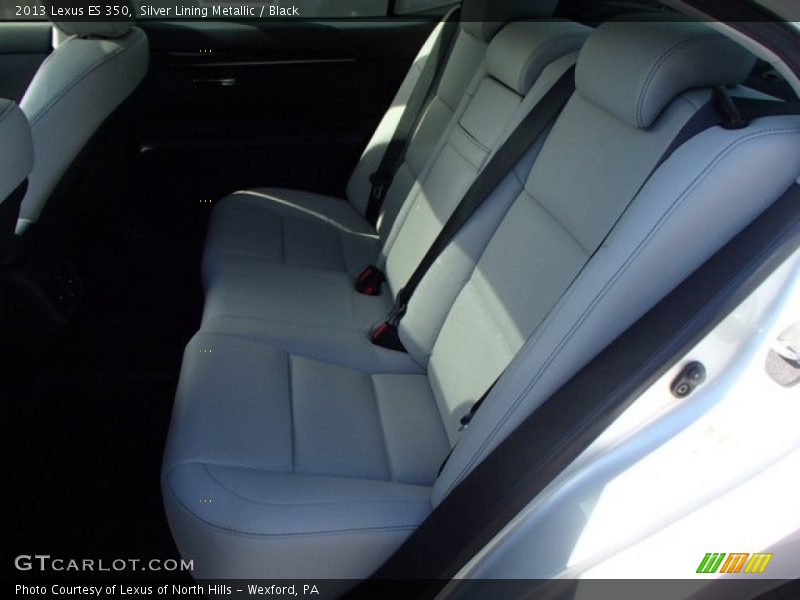 Silver Lining Metallic / Black 2013 Lexus ES 350