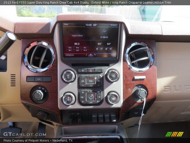 Oxford White / King Ranch Chaparral Leather/Adobe Trim 2013 Ford F350 Super Duty King Ranch Crew Cab 4x4 Dually