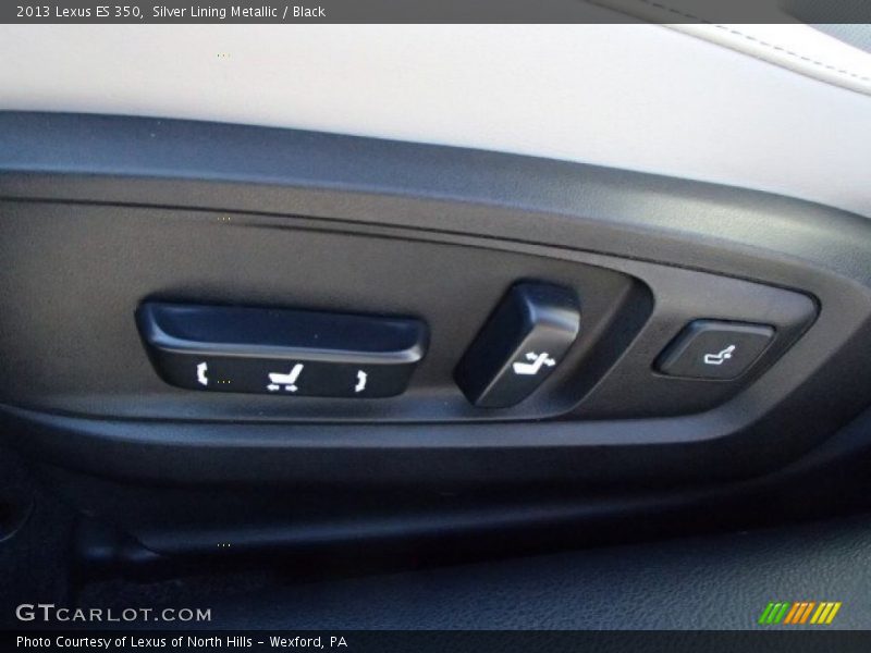 Silver Lining Metallic / Black 2013 Lexus ES 350