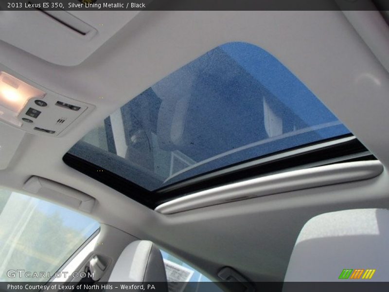 Silver Lining Metallic / Black 2013 Lexus ES 350
