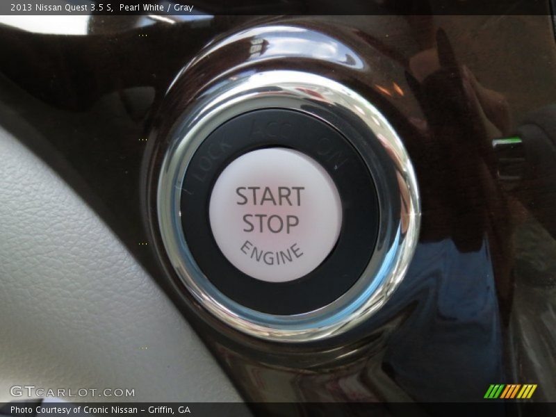 Pearl White / Gray 2013 Nissan Quest 3.5 S