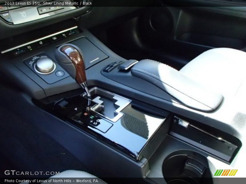 Silver Lining Metallic / Black 2013 Lexus ES 350