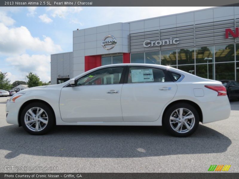 Pearl White / Charcoal 2013 Nissan Altima 2.5 SL