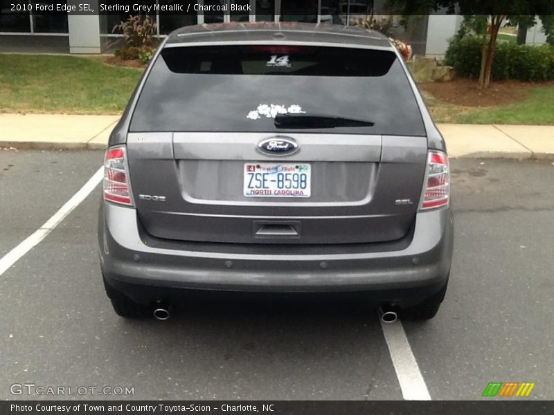 Sterling Grey Metallic / Charcoal Black 2010 Ford Edge SEL