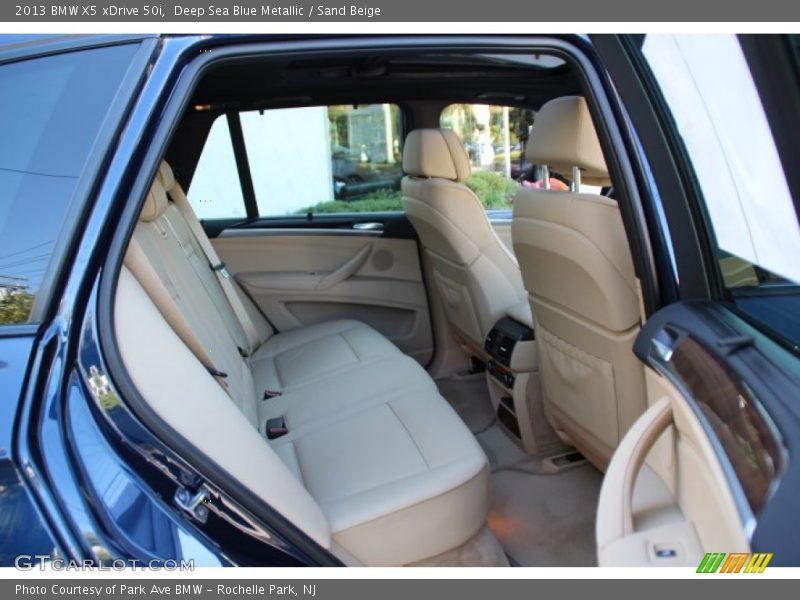 Rear Seat of 2013 X5 xDrive 50i