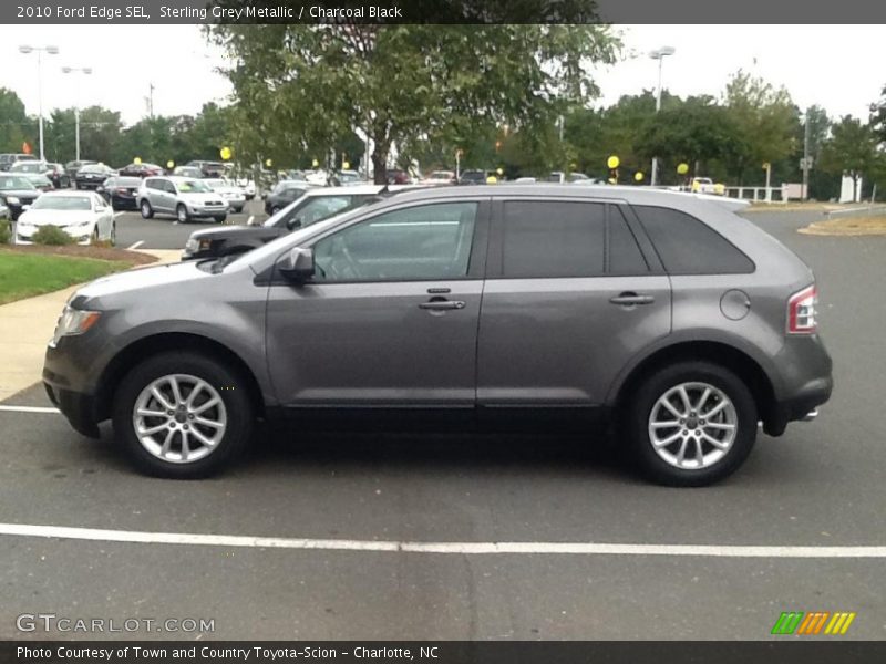Sterling Grey Metallic / Charcoal Black 2010 Ford Edge SEL