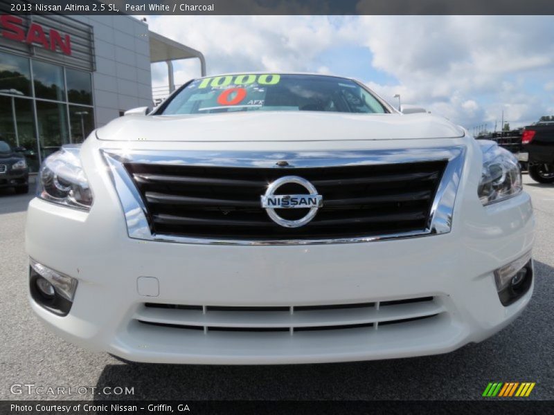 Pearl White / Charcoal 2013 Nissan Altima 2.5 SL