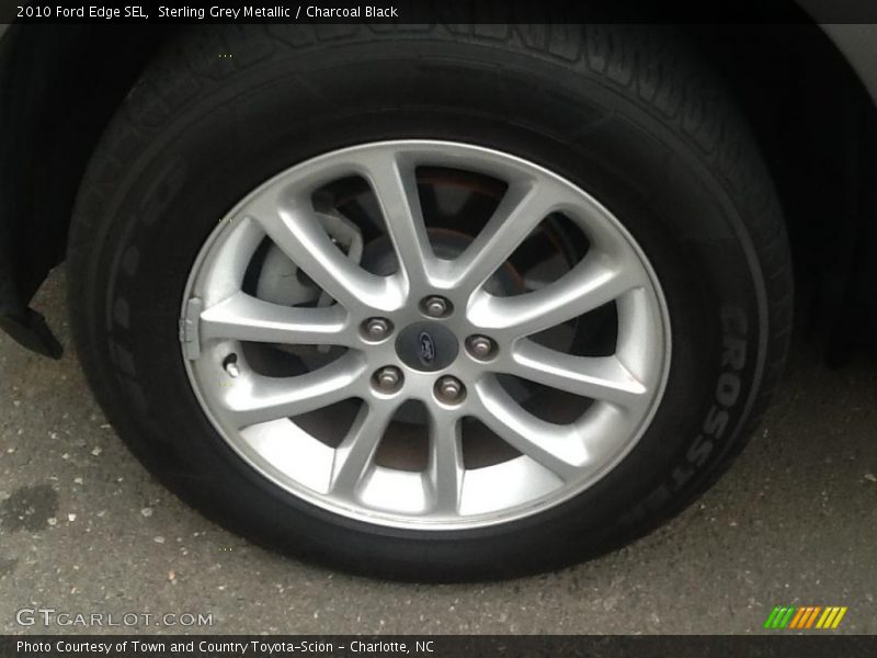 Sterling Grey Metallic / Charcoal Black 2010 Ford Edge SEL