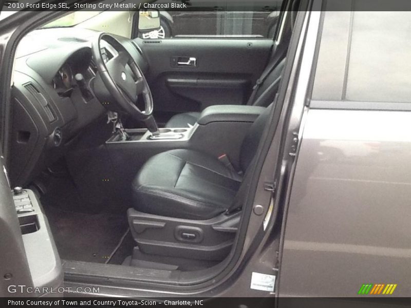 Sterling Grey Metallic / Charcoal Black 2010 Ford Edge SEL